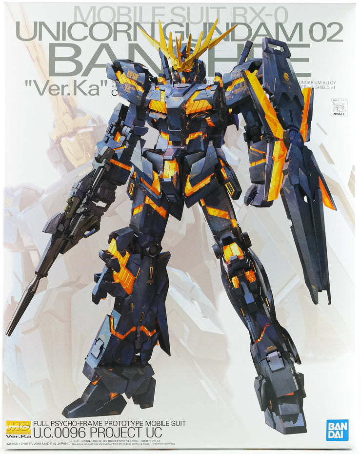 Mg 1/100 Unicorn Gundam 02 Banshee Ver Ka
