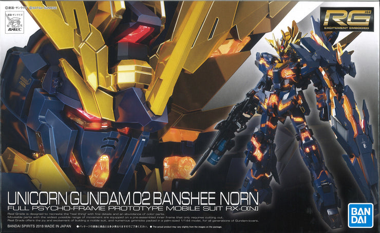 Rg 1/144 Unicorn Gundam 02 Banshee Norn