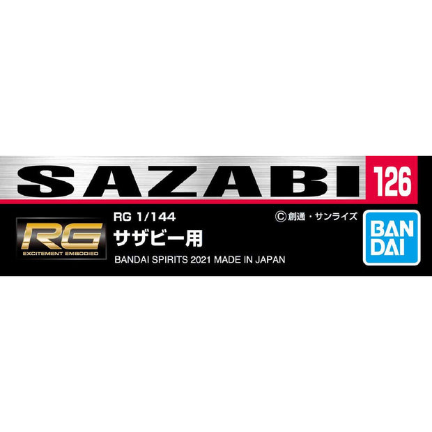 Gundam Decal 126 Rg 1/144 Sazabi