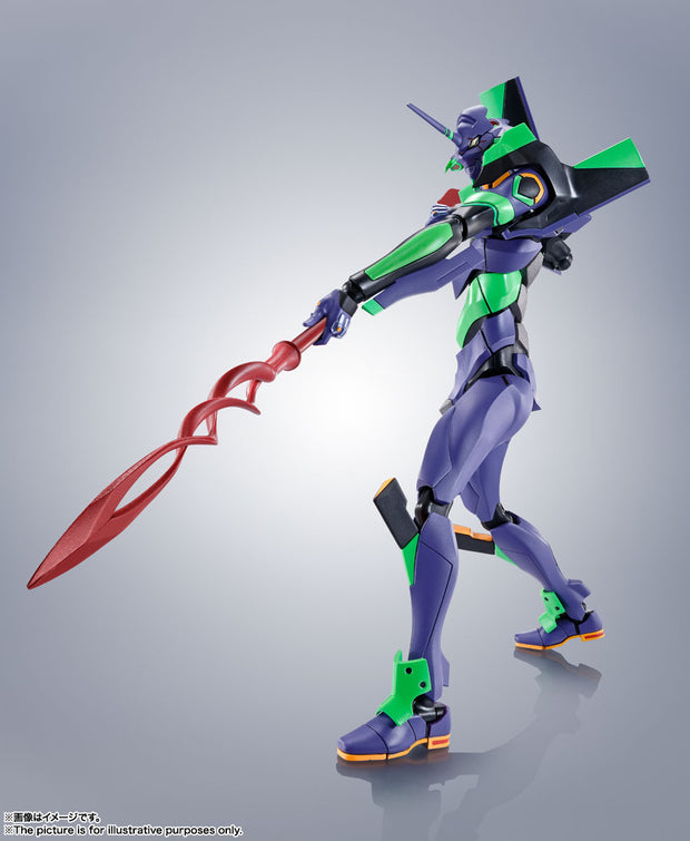 Robot Sprits (Side Eva) Evangelion Test Type-01 + Spear Of Cassius Renewal Color Edition