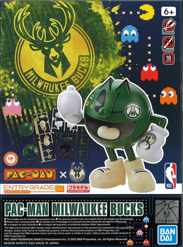 Entry Grade Pac-Man Milwaukee Bucks