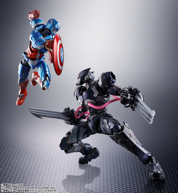 SHF Venom Symbiote Wolverine (Tech On Avengers)