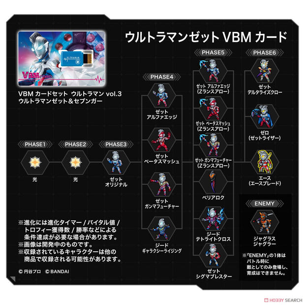 VBM Card Set Ultraman Vol.3 Ultraman Z & Sevenger