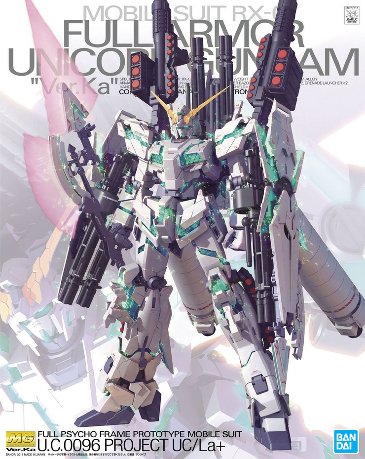 Mg 1/100 RX-0 Full Armor Unicorn Gundam Ver Ka