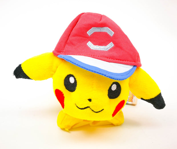 Pokemon S&M Plush Shoulder Pikachu Plush New Satoshi Cap Ver