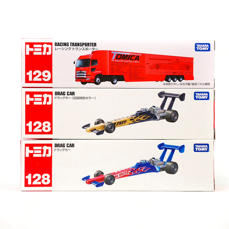 [Tomica Racing Team Pack] Racing Transporter + Drag Car