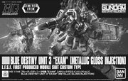 Hg 1/144 Blue Destiny Unit 3 Exam (Metallic Gloss Injection)