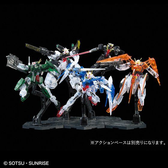 Hg 1/144 Mobile Suit Gundam 00 2nd Season Ms Set (Clear Color)