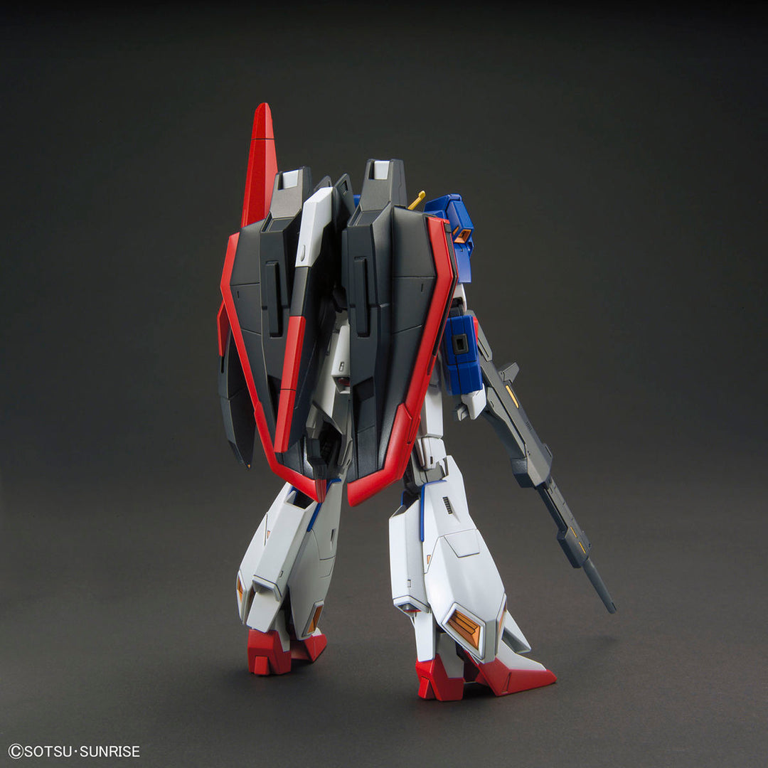 BANDAI HG Real Grade Zeta Gundam 1/144 – Figurine Transformable Avec Armement Complet