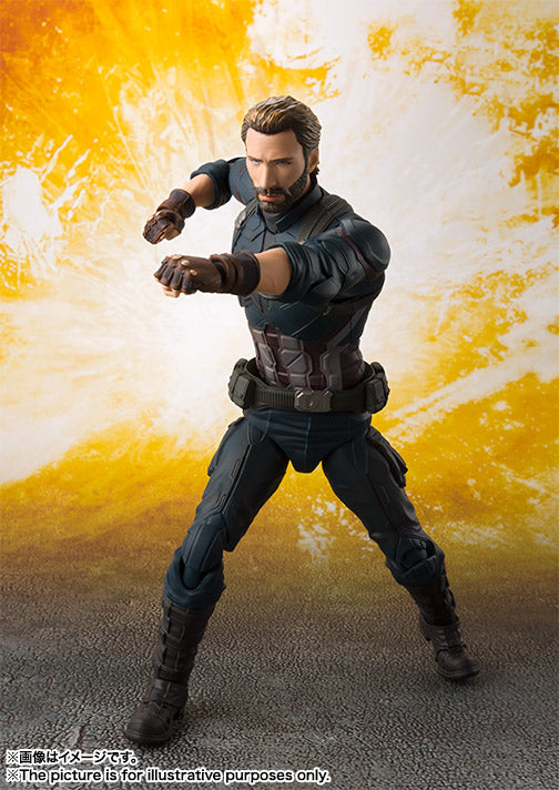SHF Captain America (Avengers: Infinity War) & Tamashii Effect Explosion