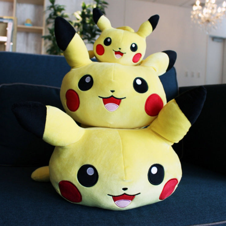 Pokemon Mocchi Mocchi Plush M Pikachu (On Stomach)