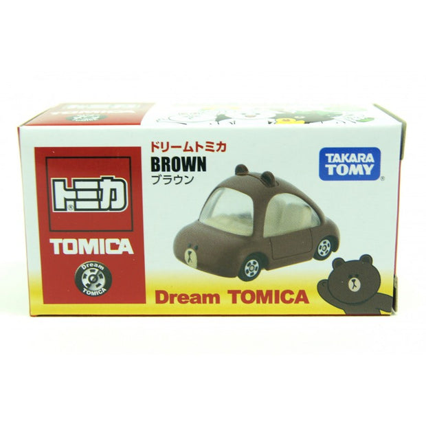 DREAM TOMICA LINE BROWN CAR FOR ASIA
