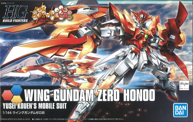 Hgbf 1/144 Wing Gundam Zero Honoo